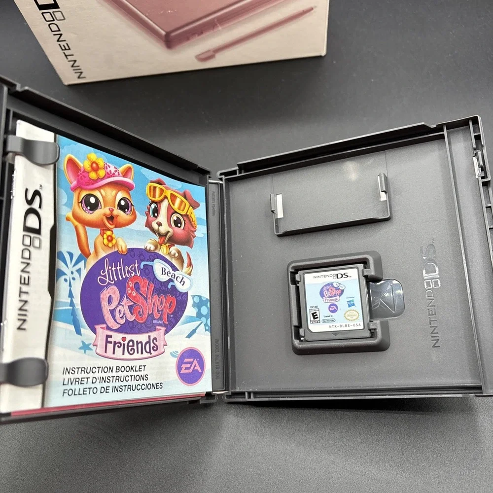 Nintendo DS Lite Pink Handheld System Console w/ Box